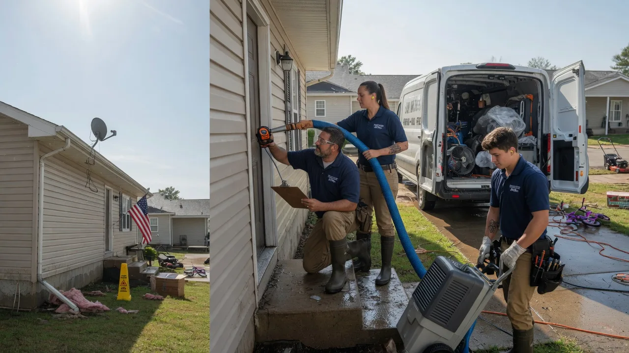 Ceiling Water Damage Restoration in Burlington, IA near me